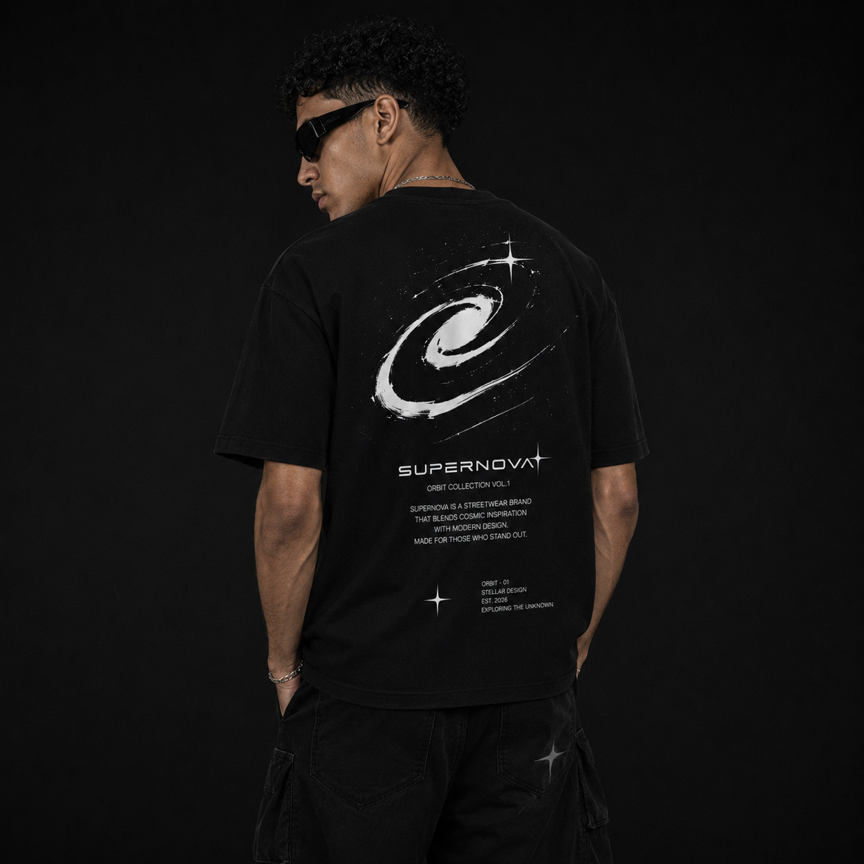 GALAXY TEE - BLACK