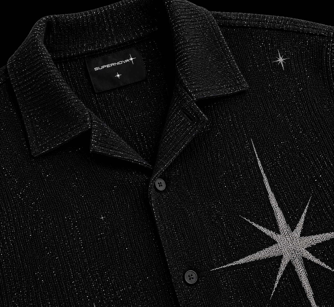 SUPERNOVA Star Knit Shirt