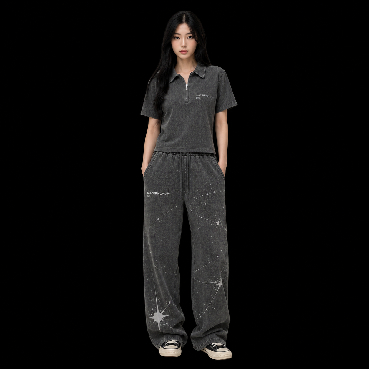 SUPERNOVA Orbit Zip Tee