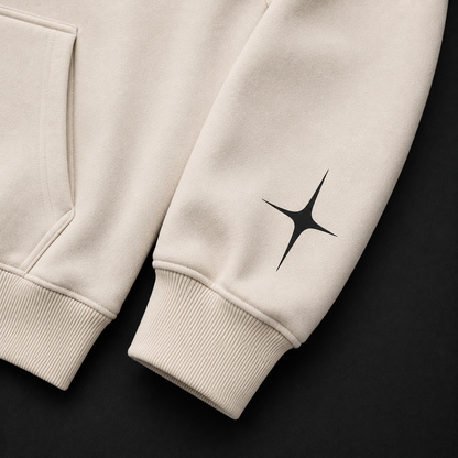 SUPERNOVA ORBIT ZIP HOODIE - STONE