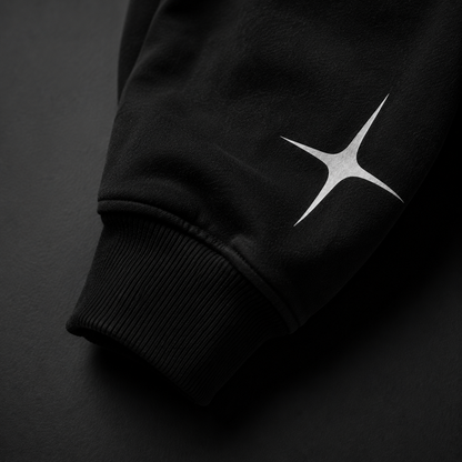 SUPERNOVA ORBIT ZIP HOODIE - BLACK