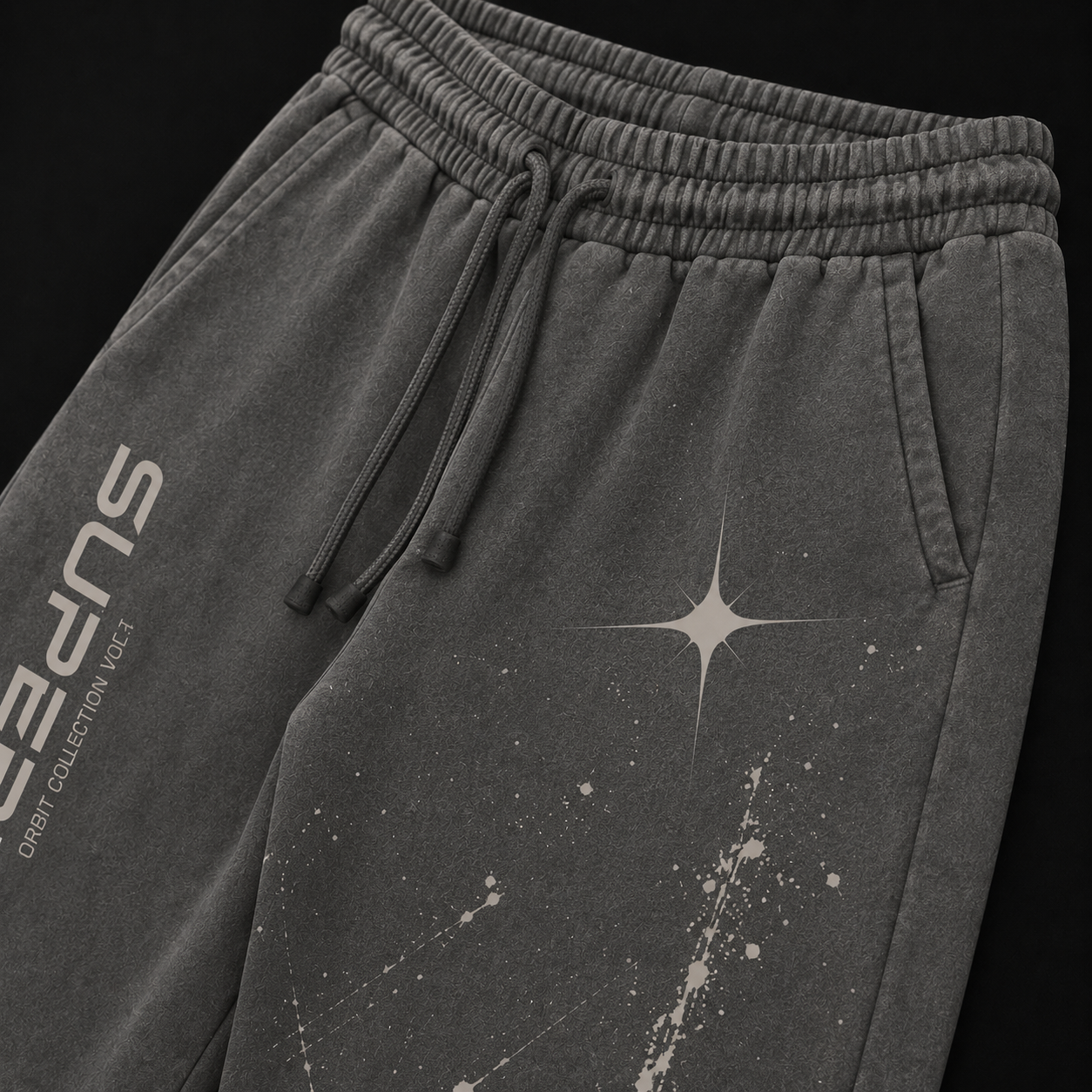 STAR SWEATPANTS - GREY