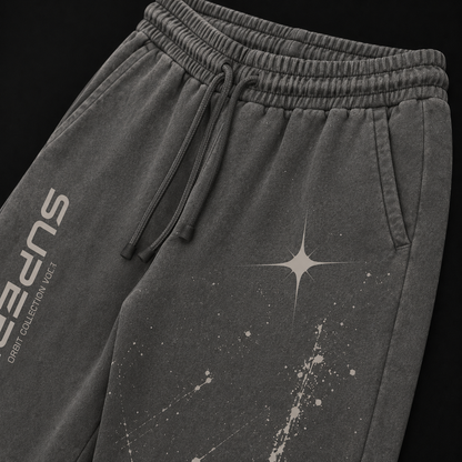 STAR SWEATPANTS - GREY