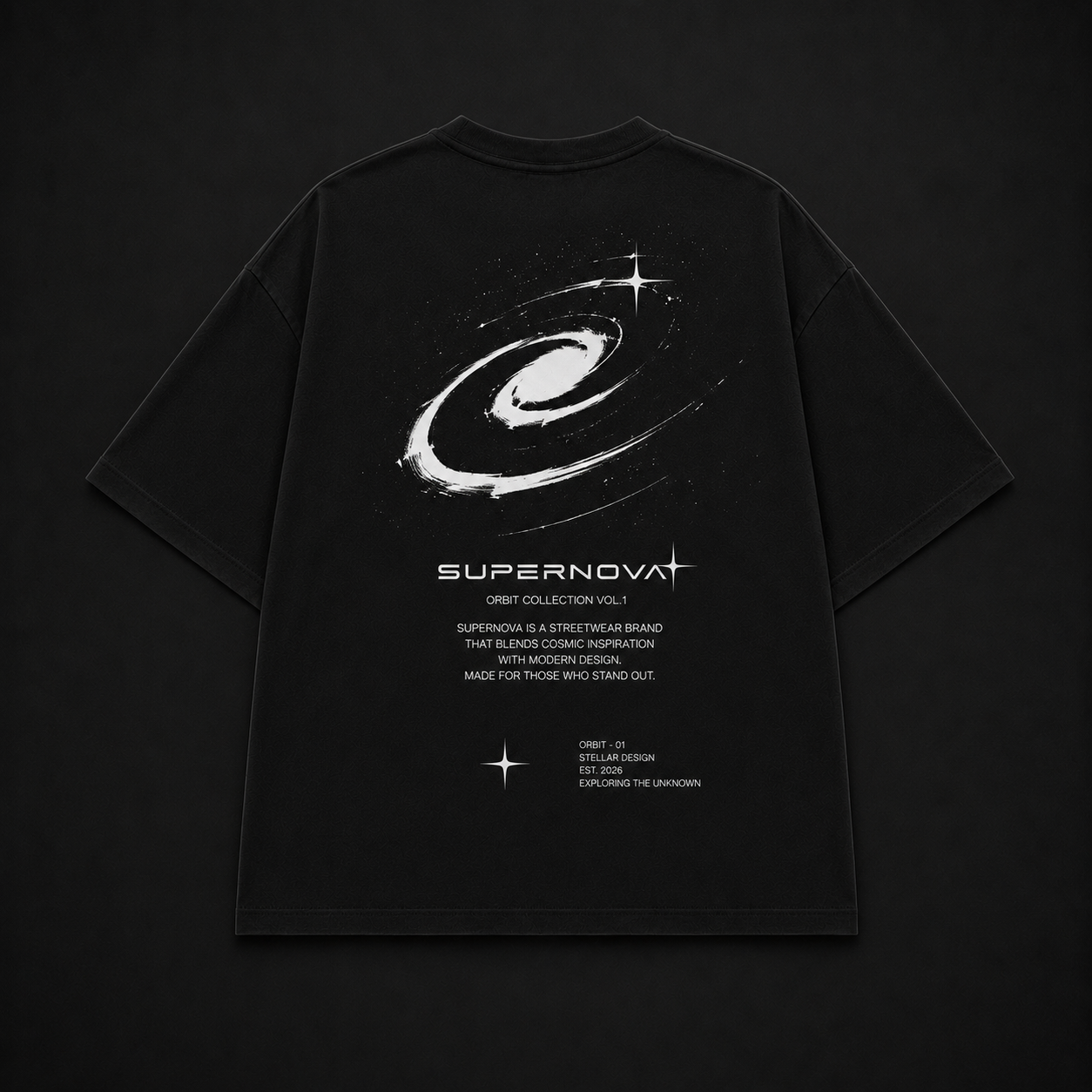 GALAXY TEE - BLACK